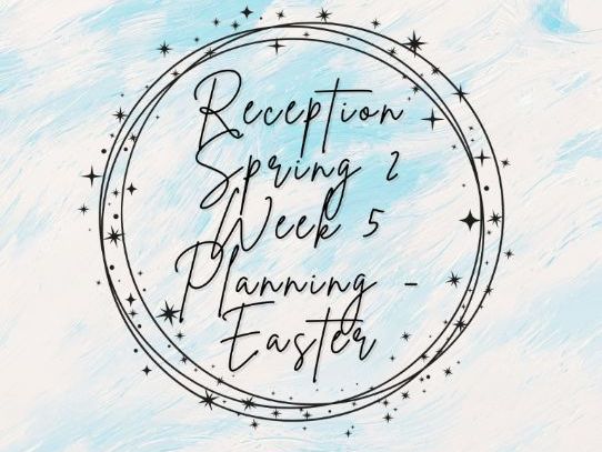 Reception - Spring 2 - Week 5 Planning (Easter)
