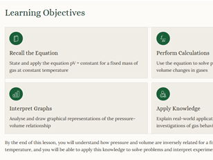 iGCSE Physics - 2.1.3 Gases and The Absolute Scale of Temperature SUPPLEMENT