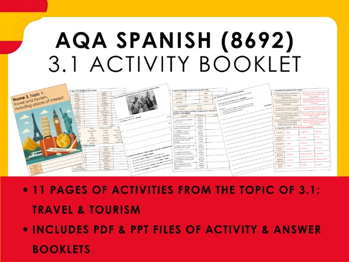 NEW SPEC GCSE Spanish- Activity Booklet