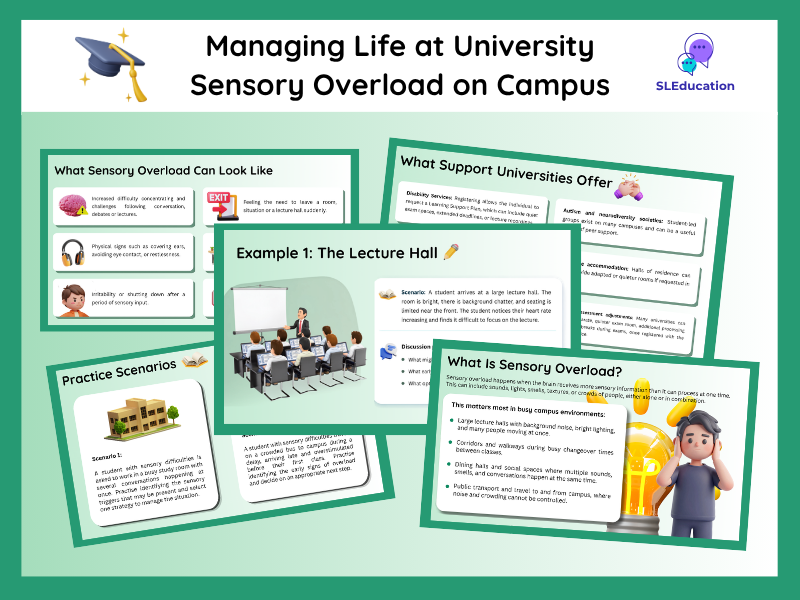Managing Sensory Overload on Campus | Managing Life at University | Autism Transition Skills 16+
