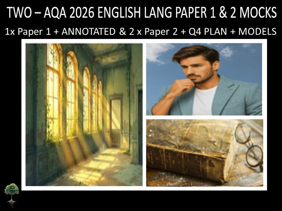 THREE - AQA PAPER 1 & 2 | 2026 FULL MOCKS | ANNOTATED | Q4 PLAN | MODELS