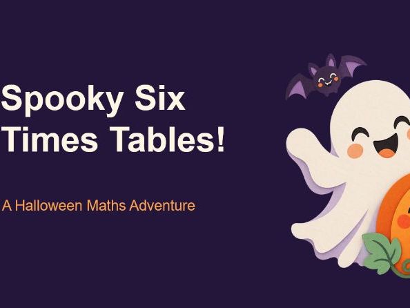 6 times table halloween themed lesson