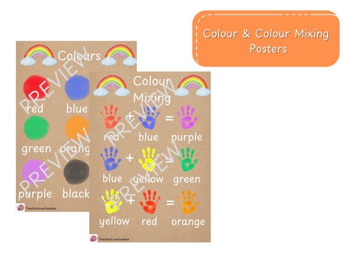 Colour & Colour Mixing Posters