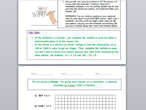 Year Maths Sats Revision Sheets Example And Questions Year Maths Sats Revision Sheets Example And Questions Operations By Aliesworld Teaching Resources Tes