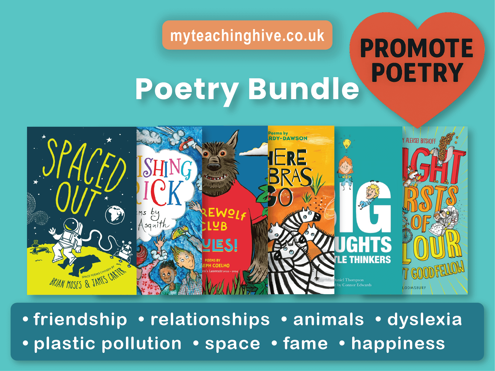 KS2 Poetry 6 Pack Comprehension Bundle
