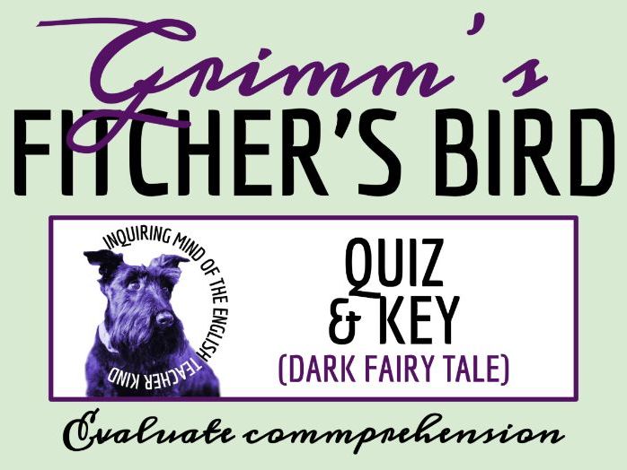 "Fitcher's Bird" Quiz and Answer Key | Brothers Grimm Fairy Tale | Horror Story