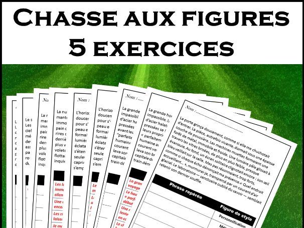 Chasse aux figures - 5 exercices corrigés