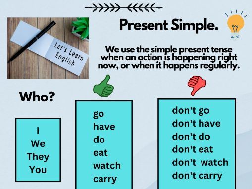 Present Simple: Third Person Singular