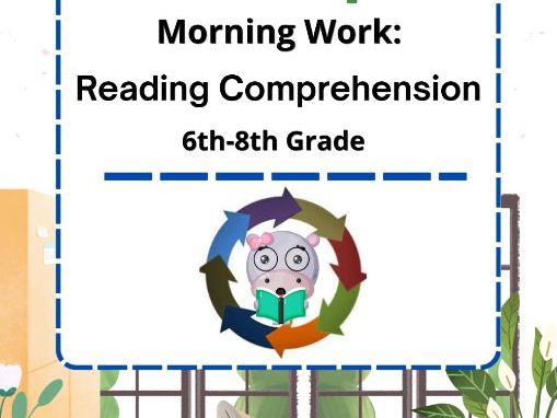 Homeschool Made Simple: Morning Work & Reading Comprehension | Grades 6–8