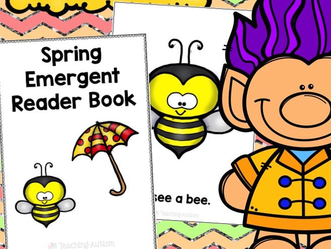 Spring Emergent Reader Books Teaching Resources