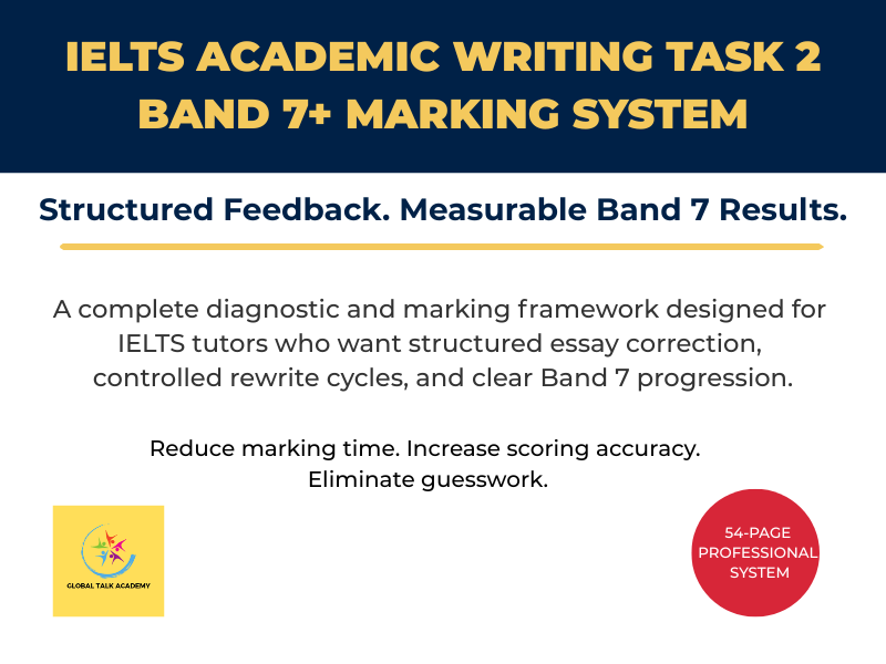 IELTS Academic Writing Task 2 Band 7+ Marking System
