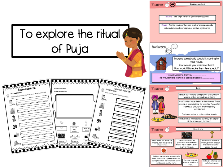 To explore the ritual of puja