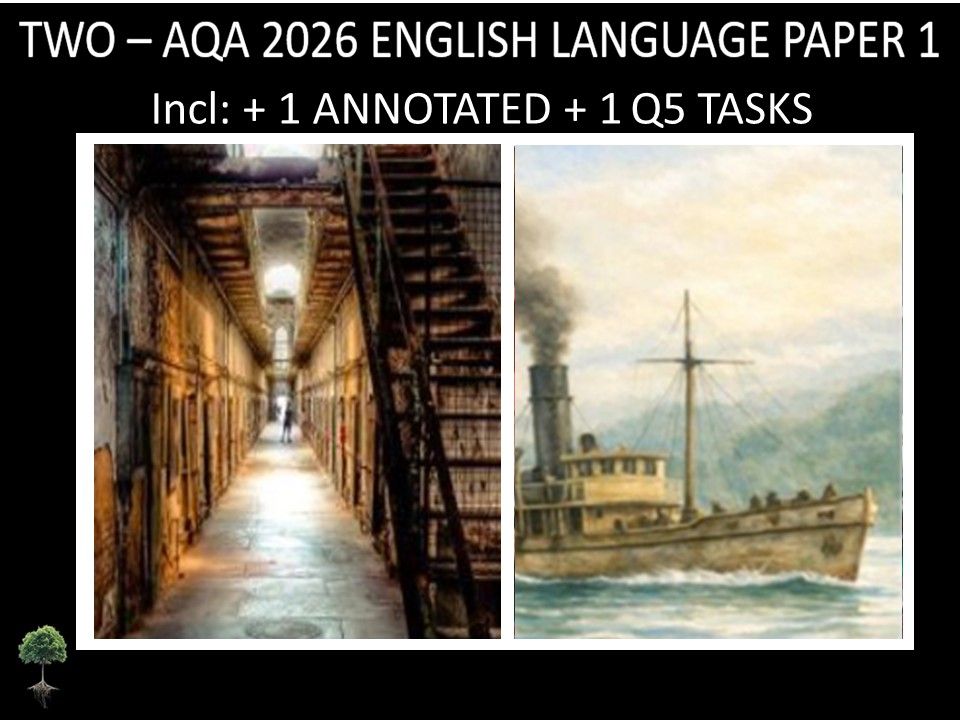 TWO - AQA PAPER 1 | 2026 FULL MOCKS | ANNOTATED |  Q5 TASKS