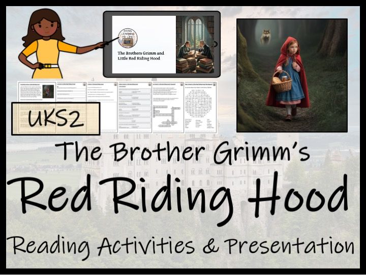 Brothers Grimm's Little Red Riding Hood Reading Comprehension | Year 5 or Year 6