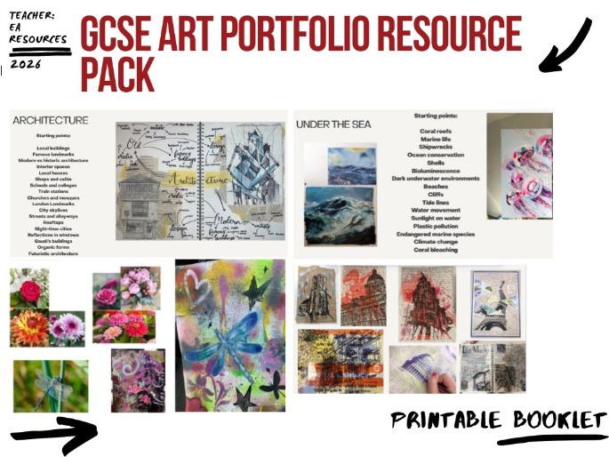 GCSE Art & Design Project Resource Booklet | Student Guide & Visual Reference Material