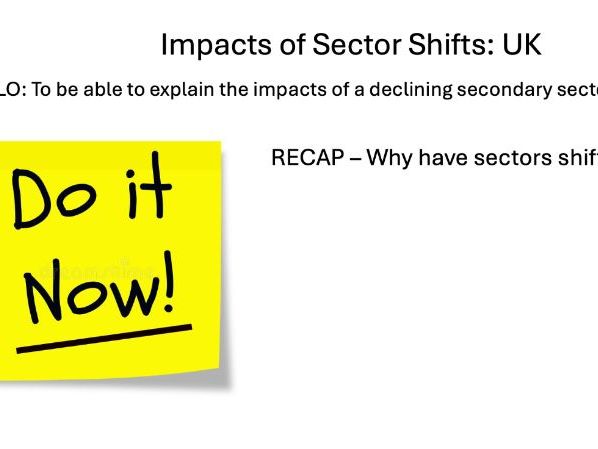 L5 UK Sector Shift Impacts - Edexcel iGCSE Geography