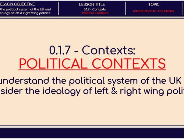 0.1.7 - Contexts: Political Contexts
