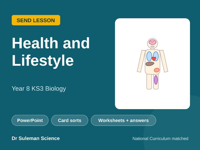 Health and Lifestyle SEND Lesson KS3 Year 8