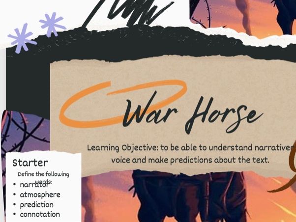 War Horse Scheme of Work