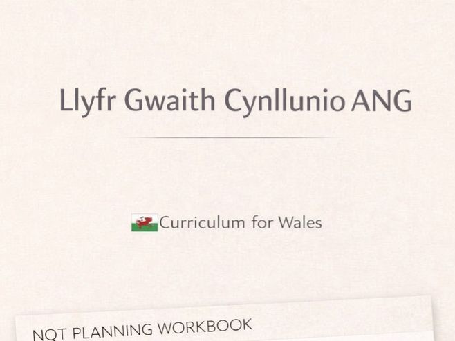 Llyfr Gwaith Cynllunio ANG | Cwricwlwm i Gymru