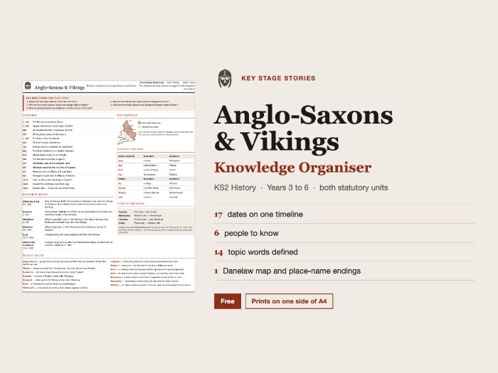 Anglo-Saxons and Vikings Knowledge Organiser