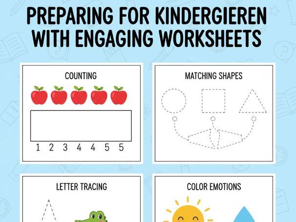 Smooth Sailing: Preparing for Kindergarten with Engaging Worksheets