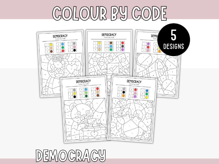 Colour by Code - Democracy