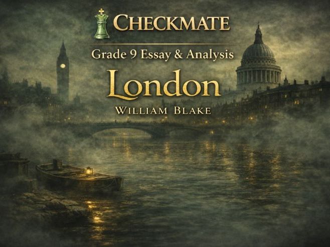 CHECKMATE: London — William Blake | Grade 9 GCSE Poetry Guide