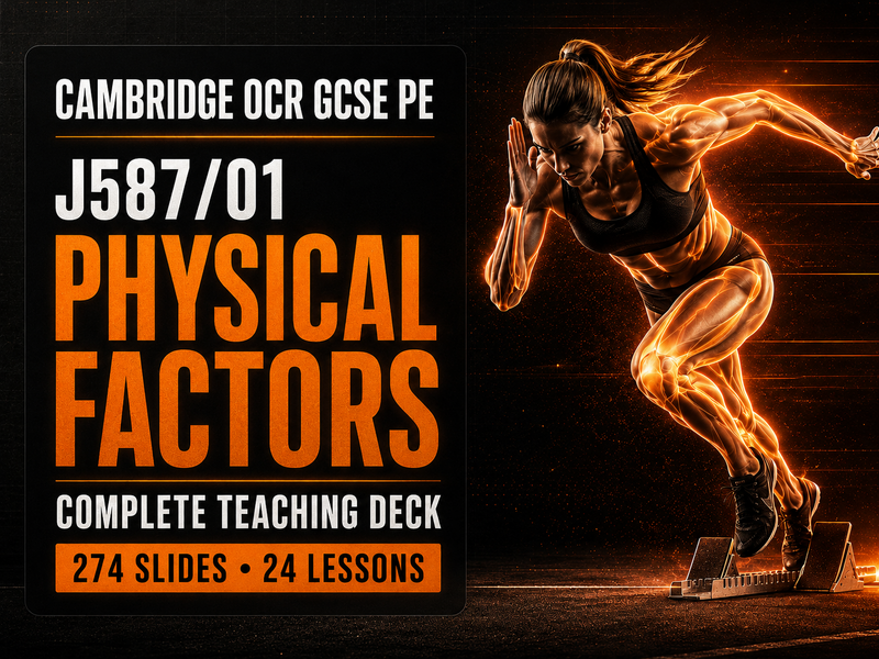 OCR GCSE PE J587 01 Physical Factors Complete Teaching Deck