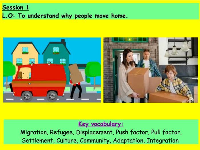Why Do People Move Home? - KS2 Geography & PSHE Lesson