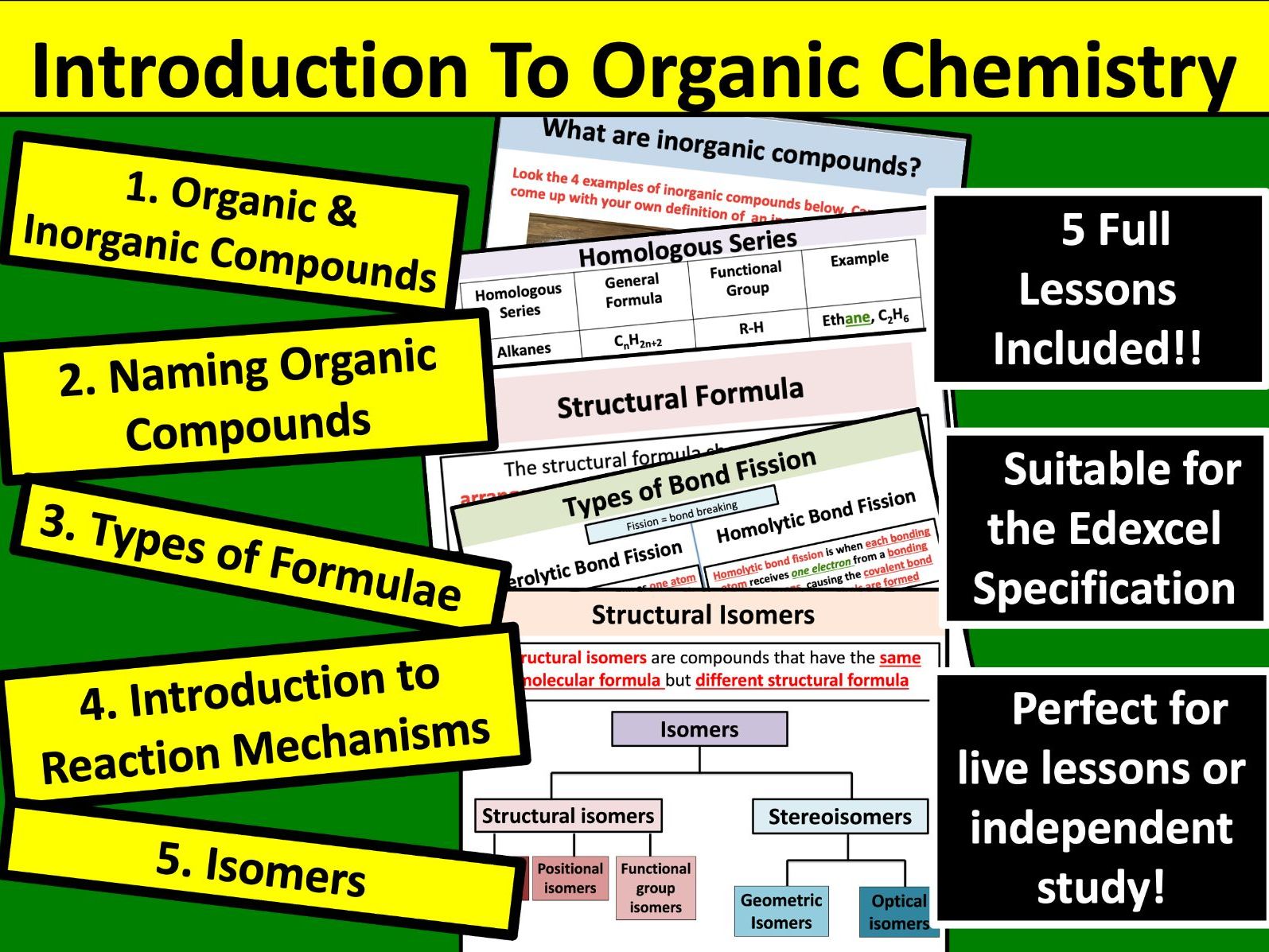Introduction To Organic Chemistry (Edexcel)