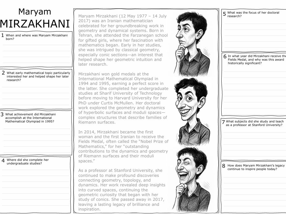 Maths through the Ages - Mirzakhani
