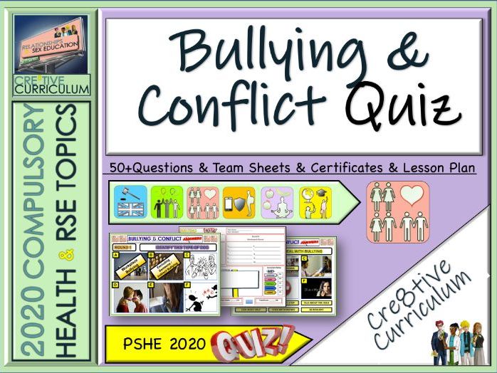 Bullying + Conflict End of Year Quiz