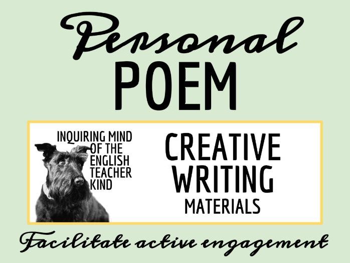 Autobiographical Poetry Activity with Outline and Template for Creative Writing