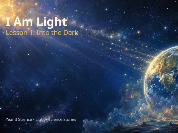 FREE Year 3 Science: Light - Lesson 1 Into the Dark | Story-Led Science