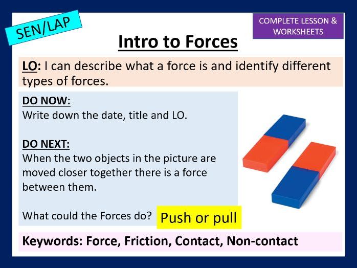 Types of forces - SEN
