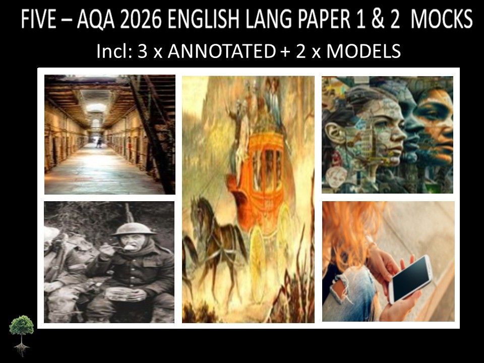 FIVE - AQA PAPER 1 & 2 | 2026 FULL MOCKS | ANNOTATED | MODELS