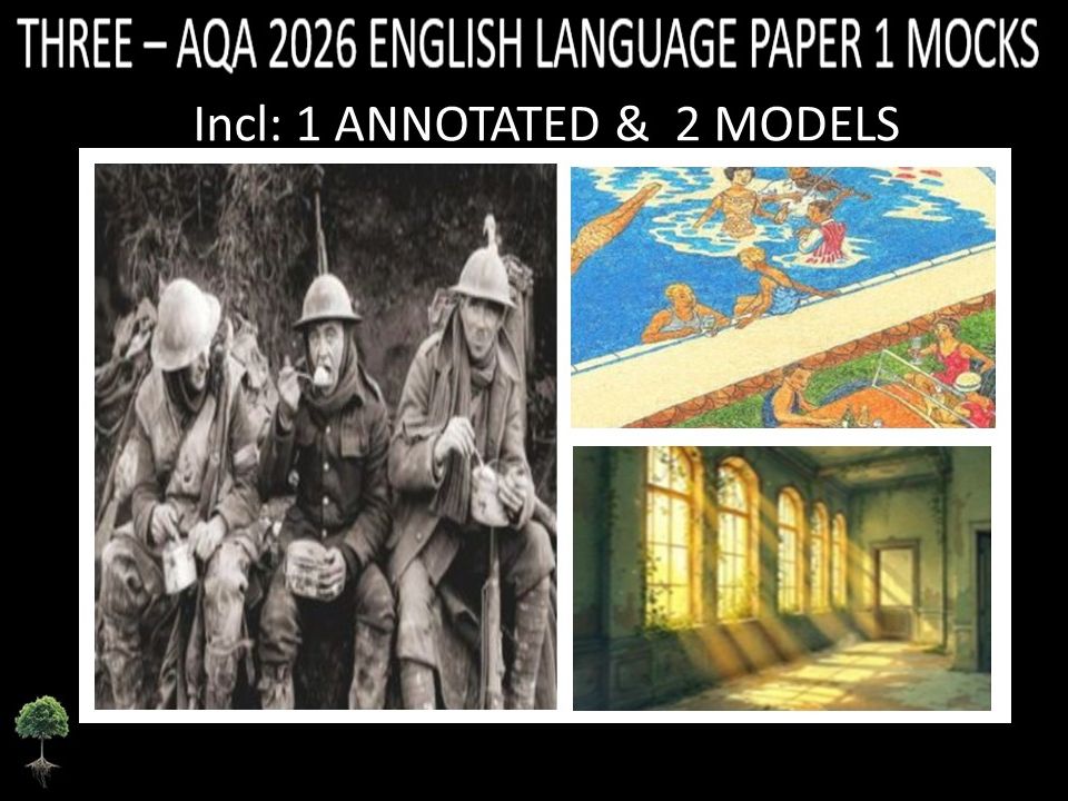 THREE - AQA PAPER 1 | 2026 FULL MOCKS | ANNOTATED | MODELS