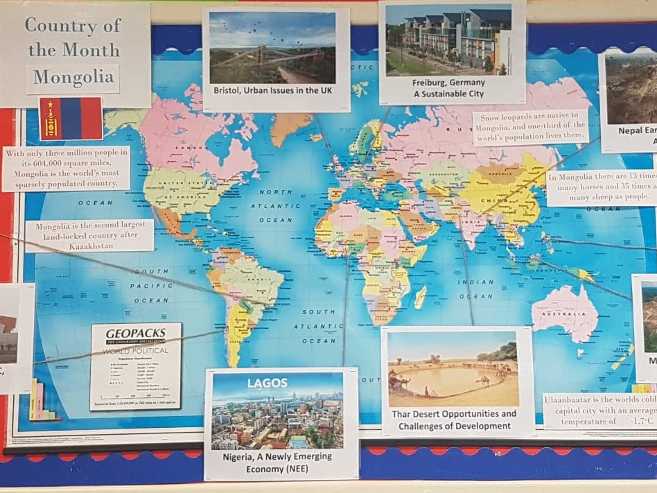 Geography Classroom Displays