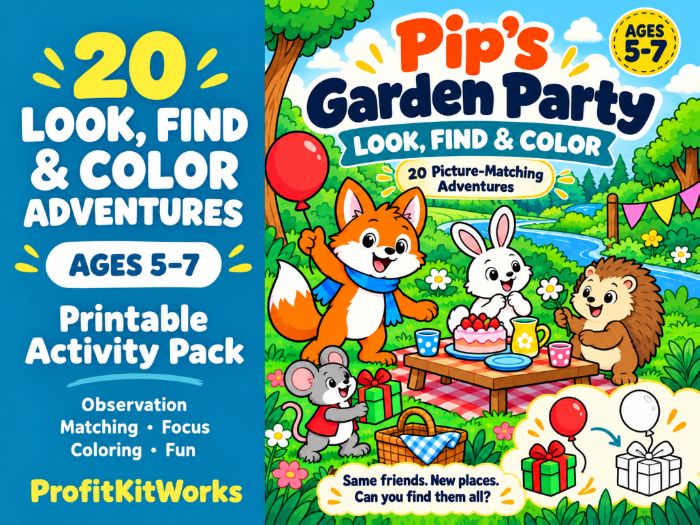 Look, Find & Colour Activities Ages 5-7