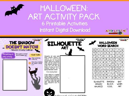 Halloween: Art Activity Pack - Artsy Little Me