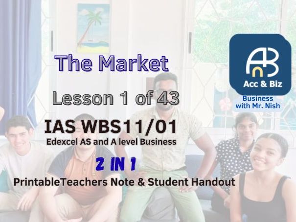 Edexcel AS Level Business.The Market.1of 43