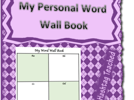 Student Personal Word Wall Book