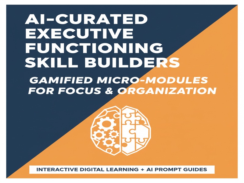 AI-Curated Executive Functioning Skill Builders Gamified Micro-Modules for Focus