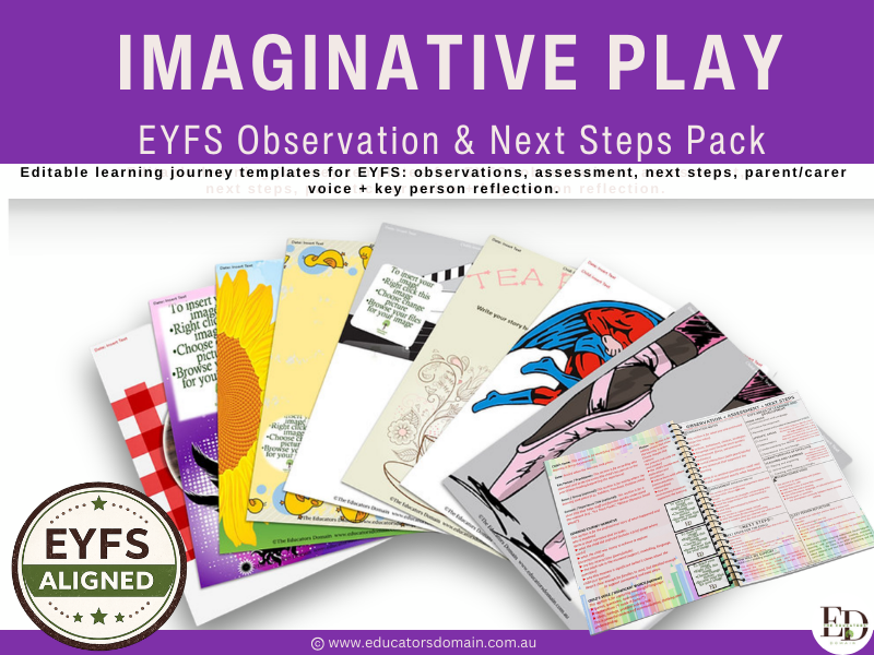 Imaginative Play EYFS Learning Journey Templates