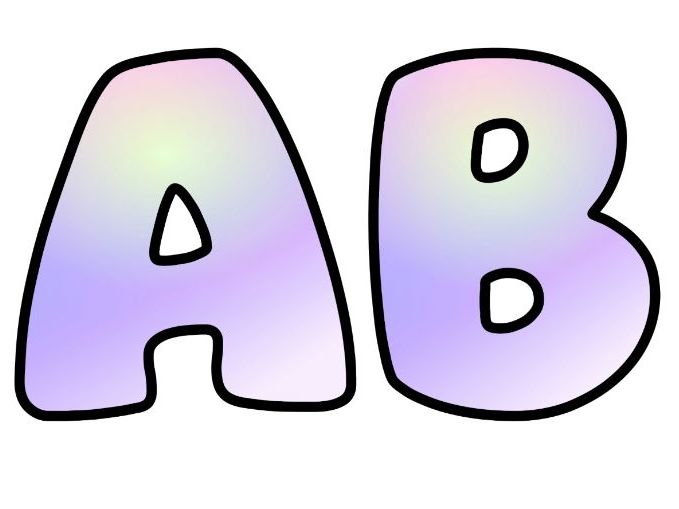Soft Gradient Boho Themed Lettering Set | Classroom Display | Upper & Lowercase, 0-9