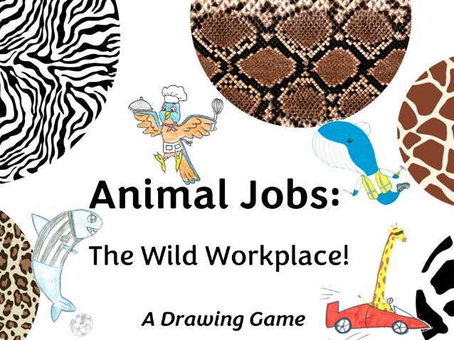 Animal Jobs - Drawing Filler Game