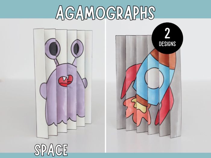 Magical Agamographs - Printable Space Craft for Kids