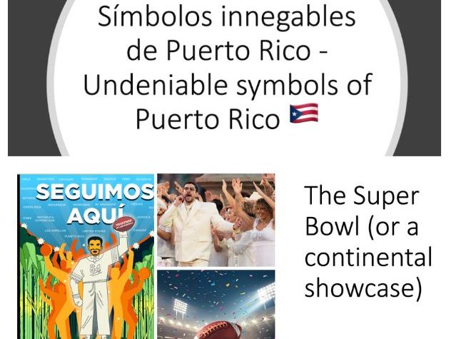An explanation of the Bad Bunny Super Bowl show  Concept of American culture- English and Spanish