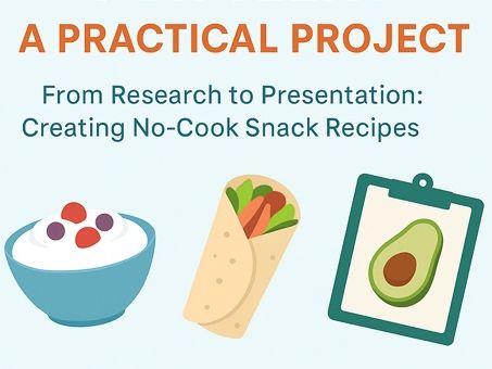 Healthy Snacks Project – No Cook Recipes | Food Tech KS3